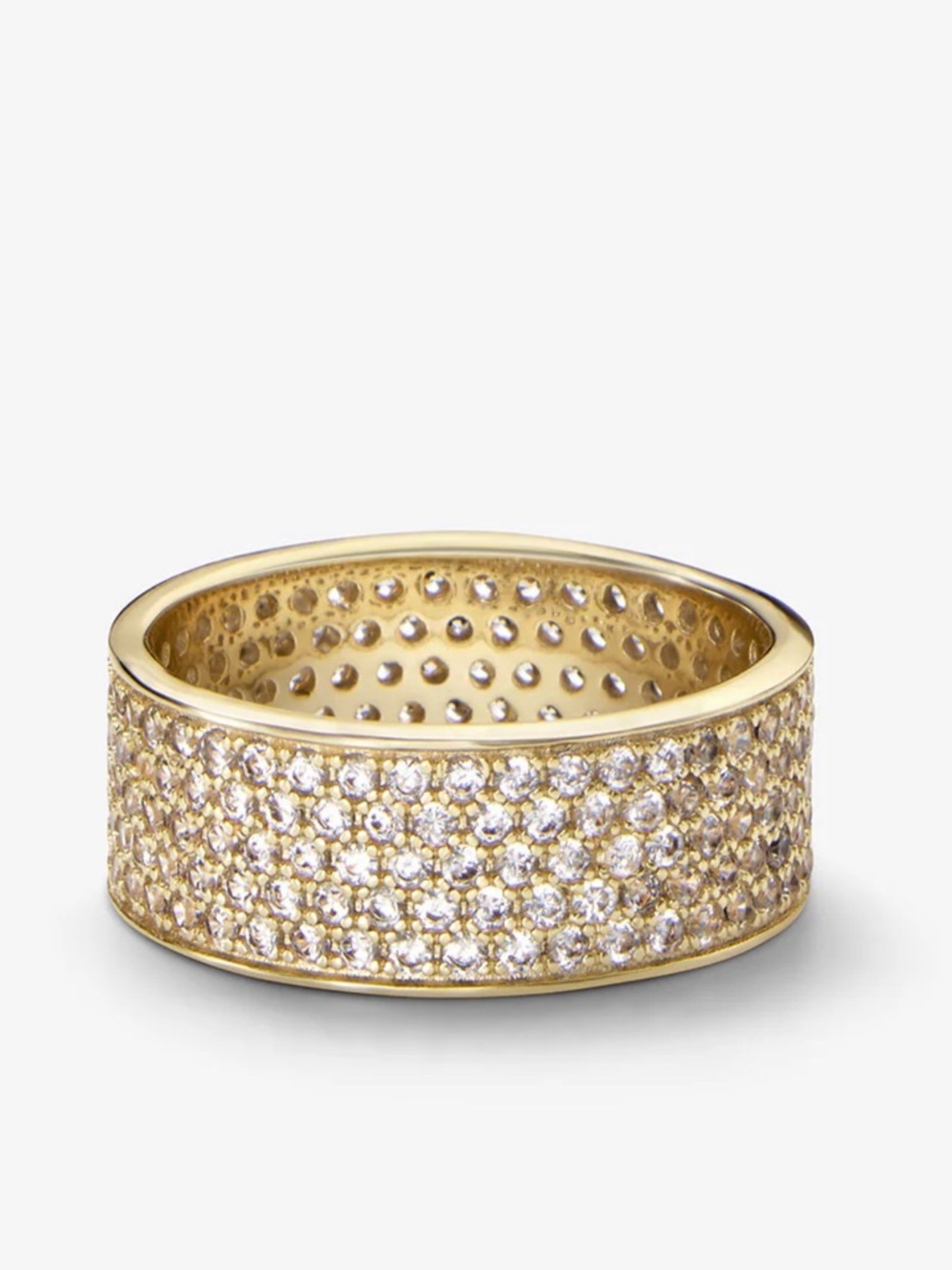 Melinda Maria Slick Pavé Ring Size 8.5